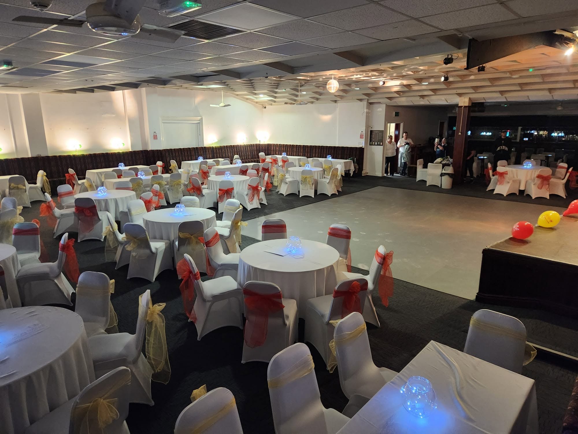 The Holbeck function room seating layout