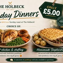Sunday dinner at The Holbeck